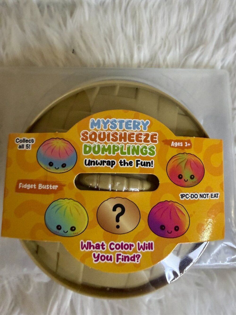 Mystery Squishmeez Dumpling Squishy Fidget Toy Blind Box Surprise Sealed NWT